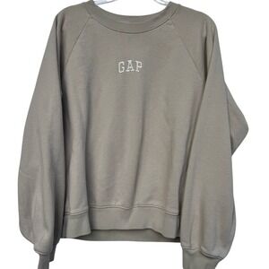 GAP Women's Cream Sweatshirt, Size M